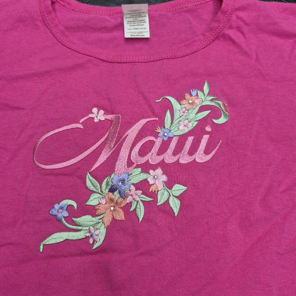 Pink Maui Floral T-Shirt